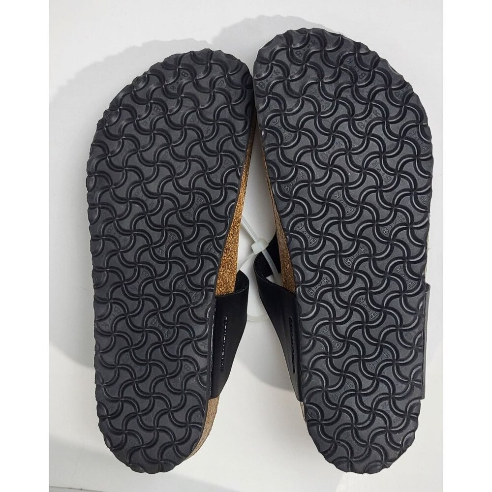 Birkenstock Womens Black Gizeh Birko-Flor Sandals Size 4/ EU 34 NEW - Picture 5 of 9
